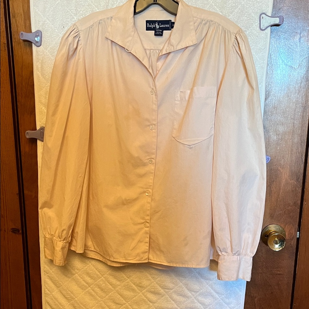 Ralph Lauren Vintage Pale Peach Shirt